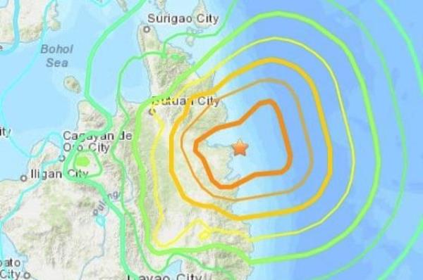 菲律宾海域发生强烈地震，引发日本全境海啸警报