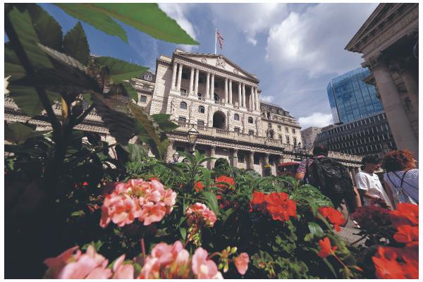 伦敦金融城对英国央行(Bank of England) 8月份的利率决定意见不一